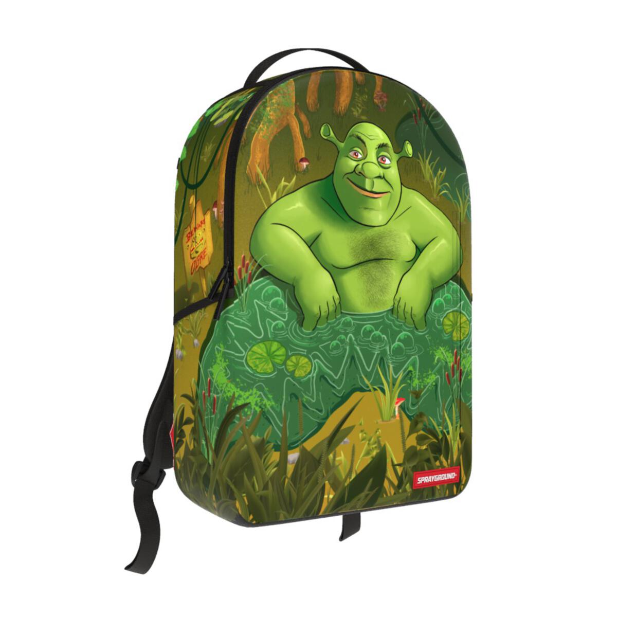 Spray Ground WET SHREK Back Pack (B6647)