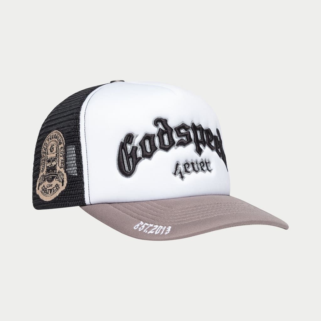 God Speed Forever Foam Trucker Hat (Blk/Grey)