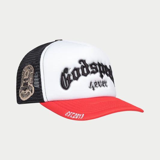 God Speed Forever Foam Trucker Hat (Blk/Red)