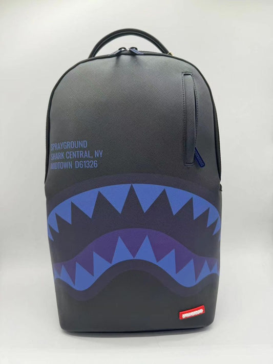 Spray Ground SHARK CENTRAL MIDNIGHT BLUE DLXSV BACKPACK
