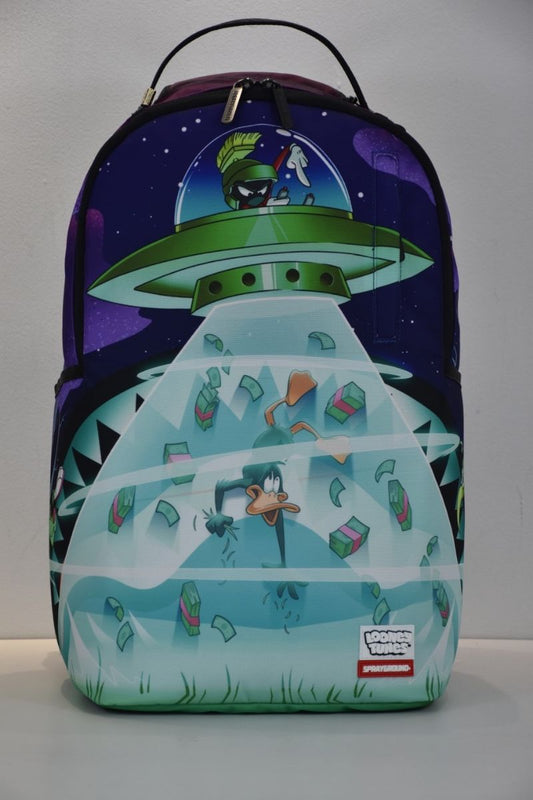 Spray Ground LOONEY TUNES MARVIN ABDUCTING DAFFY DLXR BACKPACK (B7029)