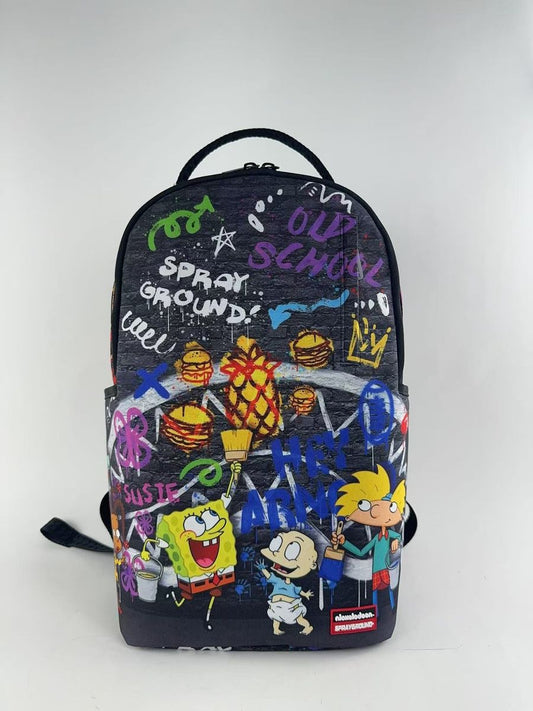Spray Ground 90s NICK CHARACTERS PAINTING DLXR BACKPACK (B7251)