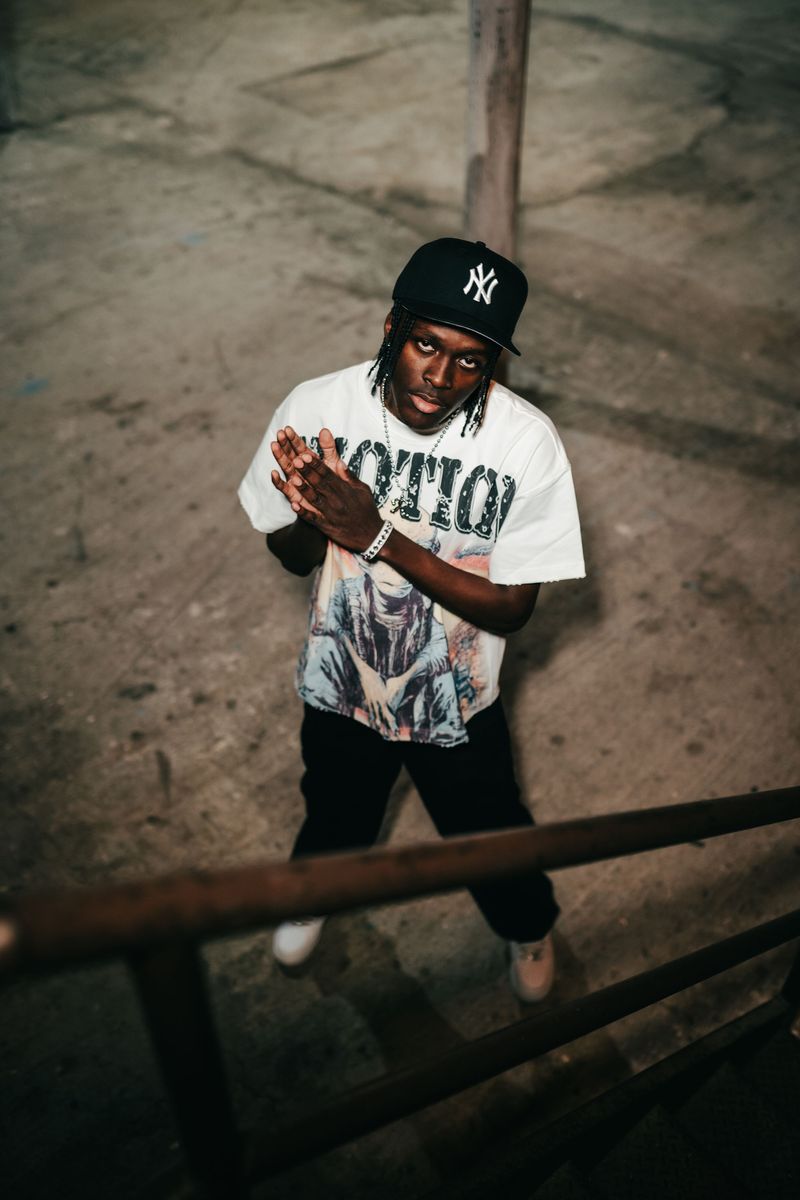 Mixed Emotion White 'Invasion' Tee