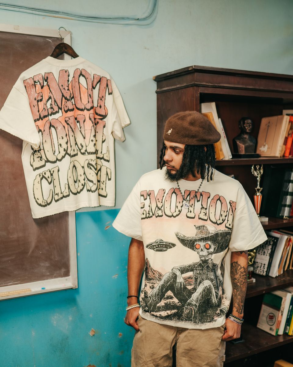 Mixed Emotion Cream Deserted Tee