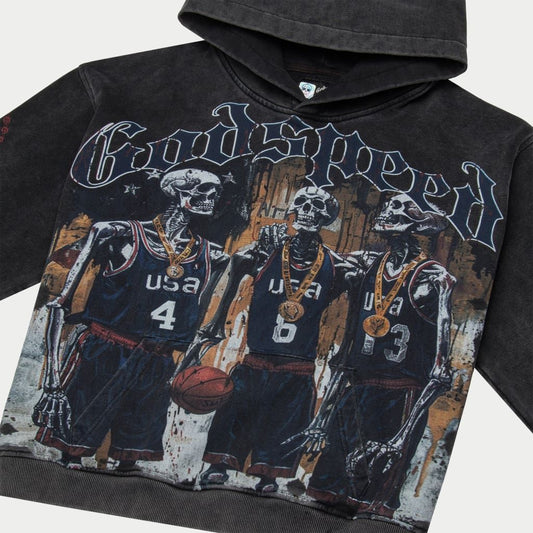 God Speed DreamTeam '24 Hoodie (black Wash)