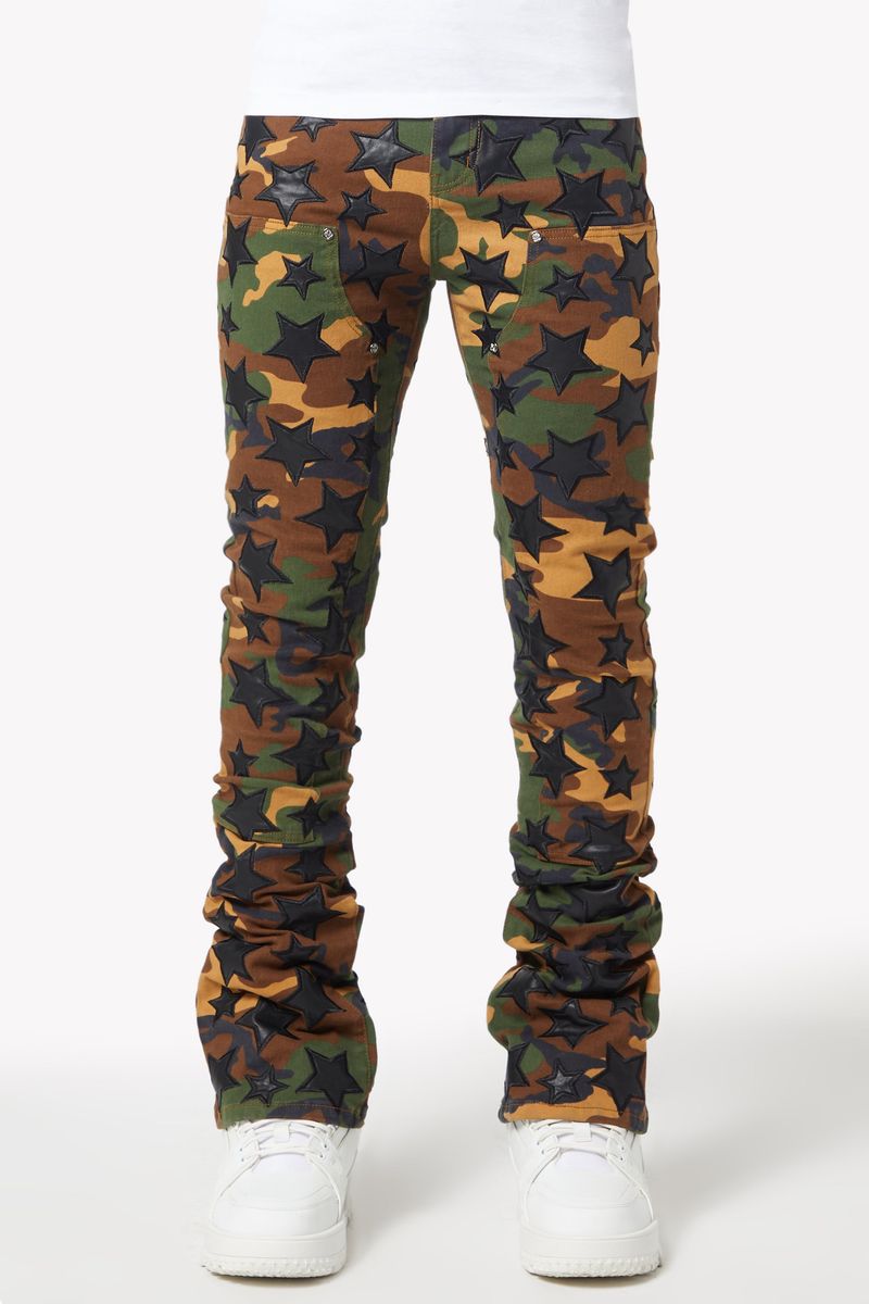 Guapi Camo Stars Denim Jeans