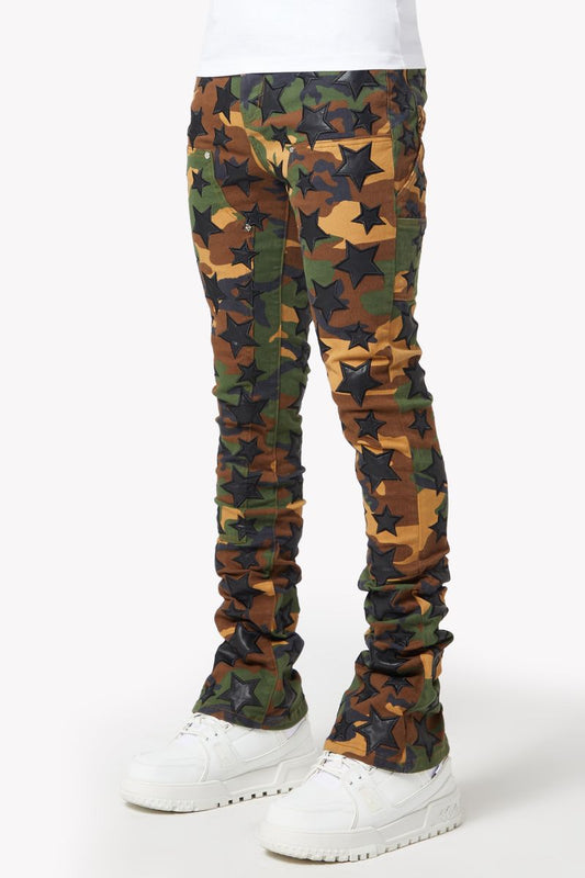 Guapi Camo Stars Denim Jeans