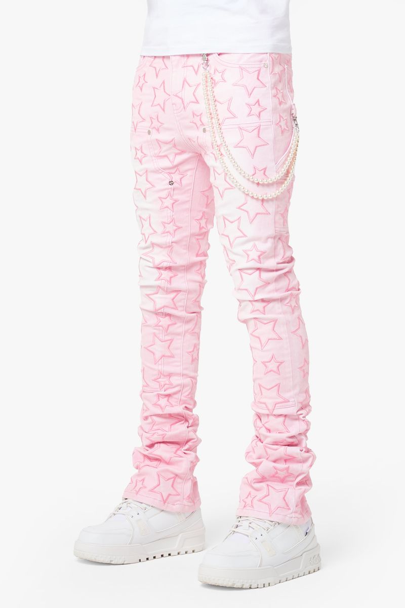 Guapi French Rose Stars Denim Jeans