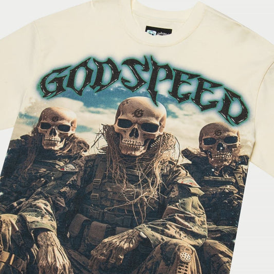 God Speed Squadron T-shirt (Bone Wash)