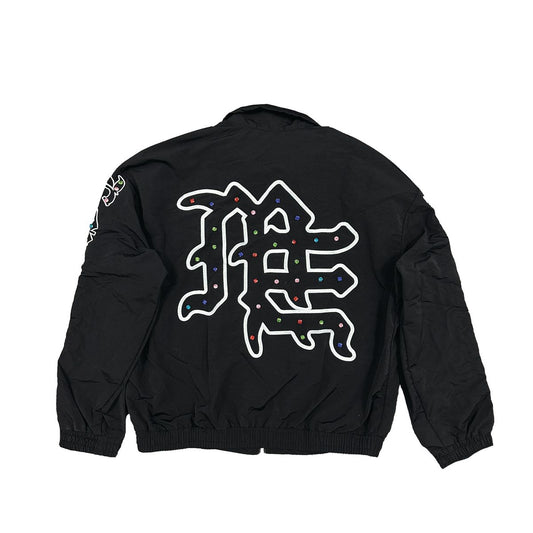 Mixed Emotion 'ME' Rhinestone Nylon Jacket