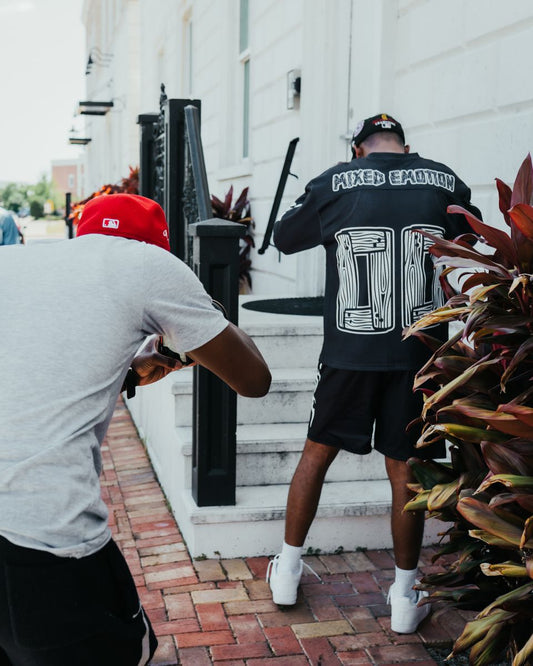 Mixed Emotion Black Lightning' Shorts