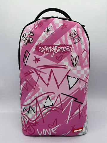 Sprayground PINK SMOKE CHECK BACKPACK (B8672)