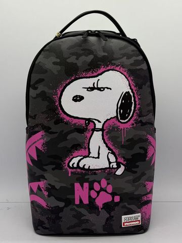 Spray Ground SNOOPY PINK STENCIL BACKPACK (B8781)