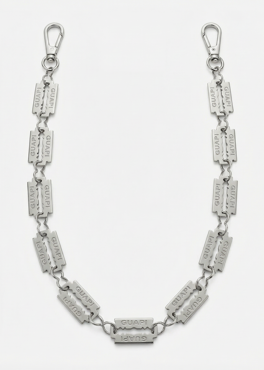 Gaupi Metal Blade Jeans Chain