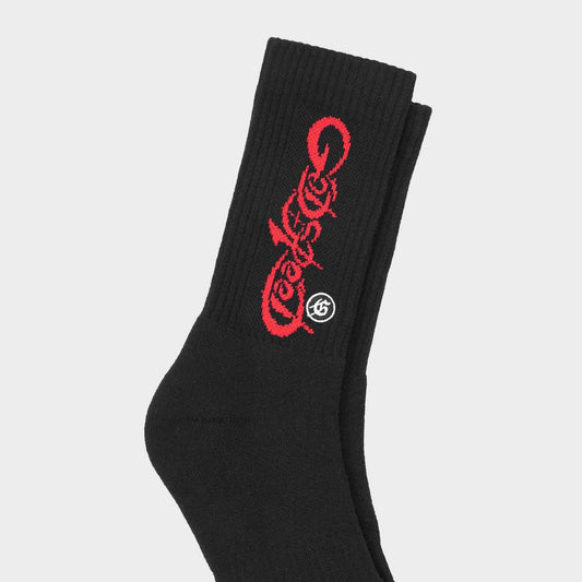 God Speed New Age Logo Socks (Black/Red)