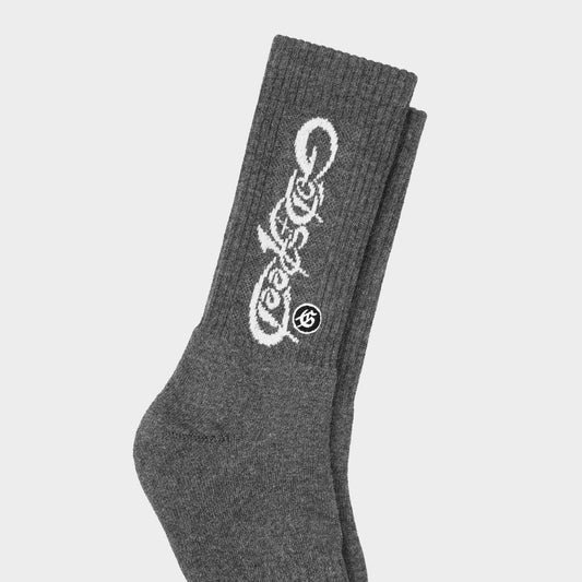 God Speed New Age Logo Socks (Charcoal)