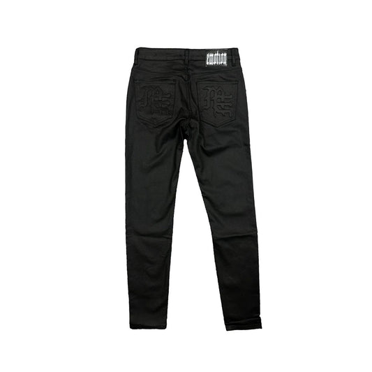 Mixed Emotion ‘Blackout’ Wax Denim