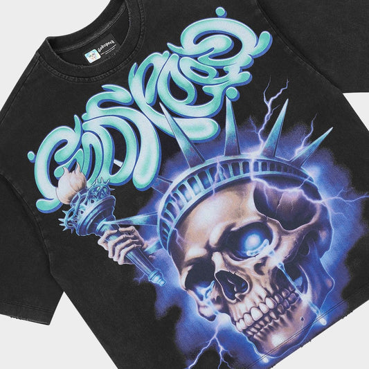 God Speed Liberty Tears Tee (Black) BB