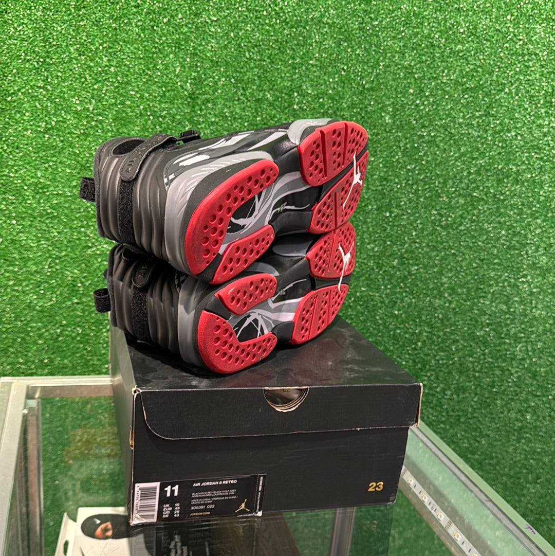 Air Jordan 8 black cement (USED)