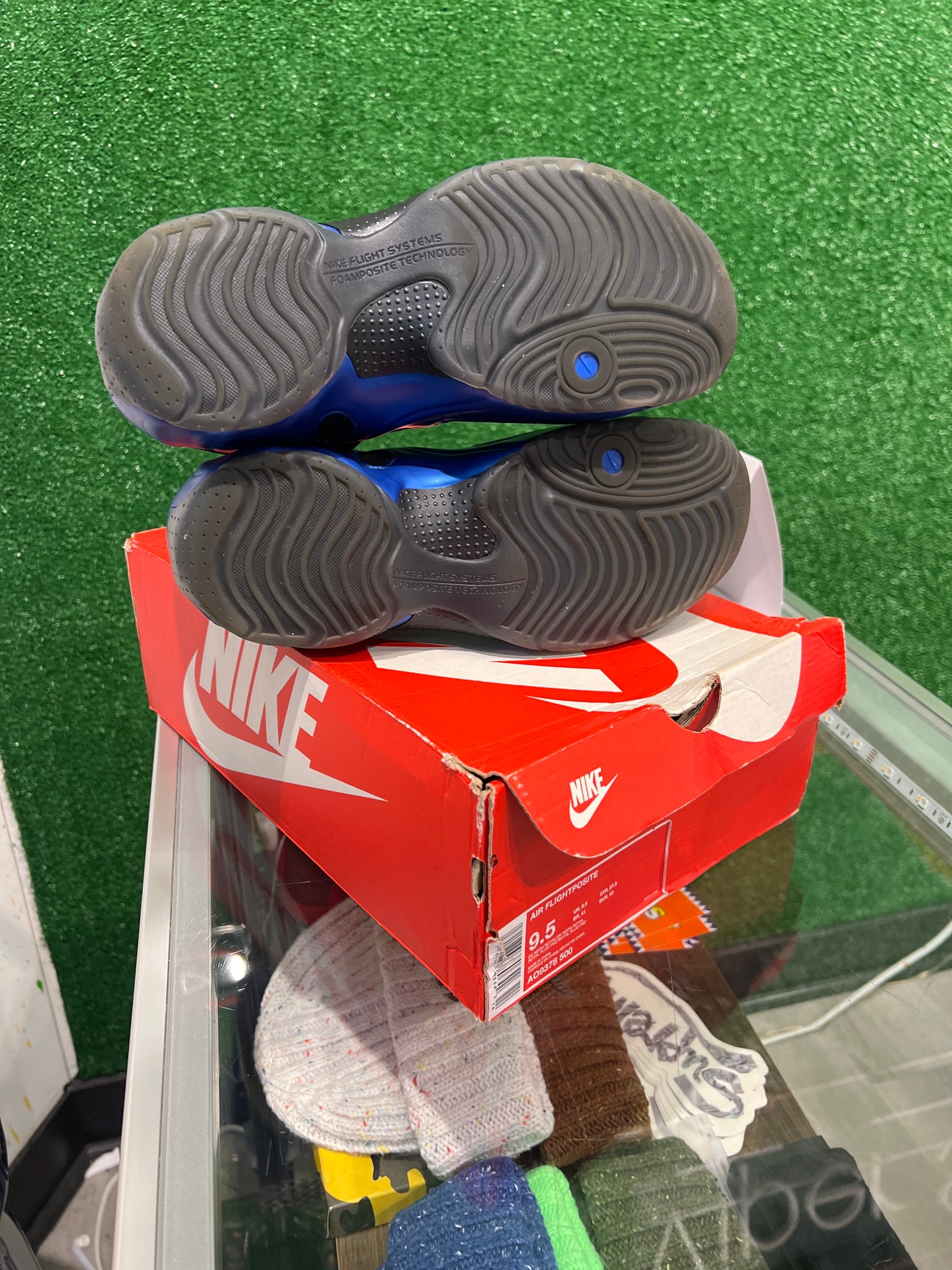 Nike air one flightposite dark neon royal