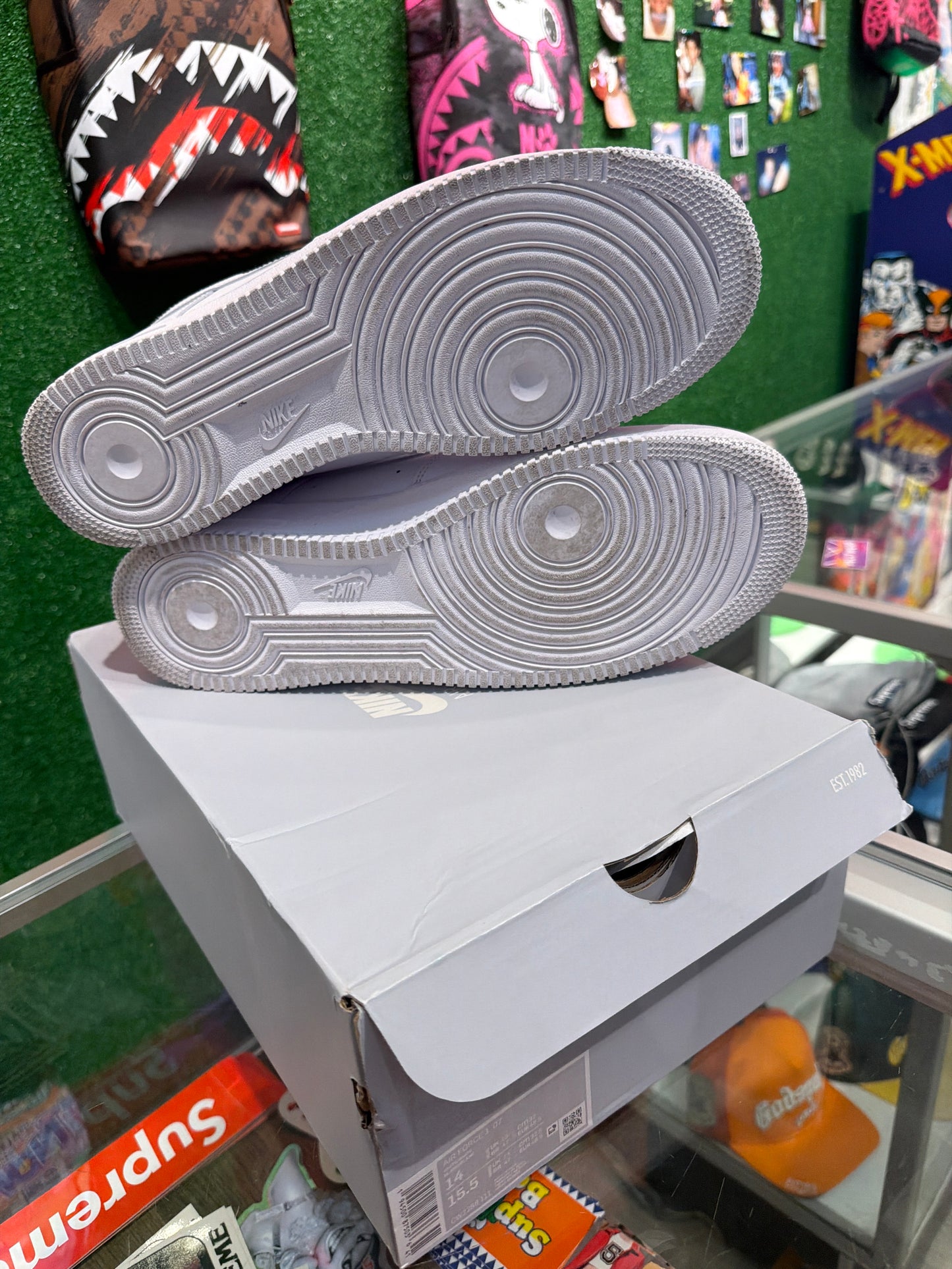 Air Force 1 Low '07 "White on White" (Used) *