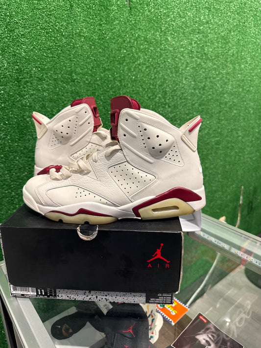Air Jordan 6 maroon (USED)