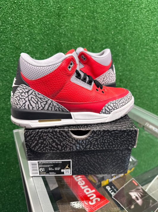 Air Jordan 3 fire red SE (GS) (USED)