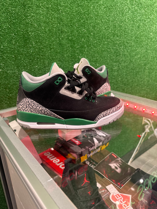 Air Jordan 3 Pine Green (USED) *