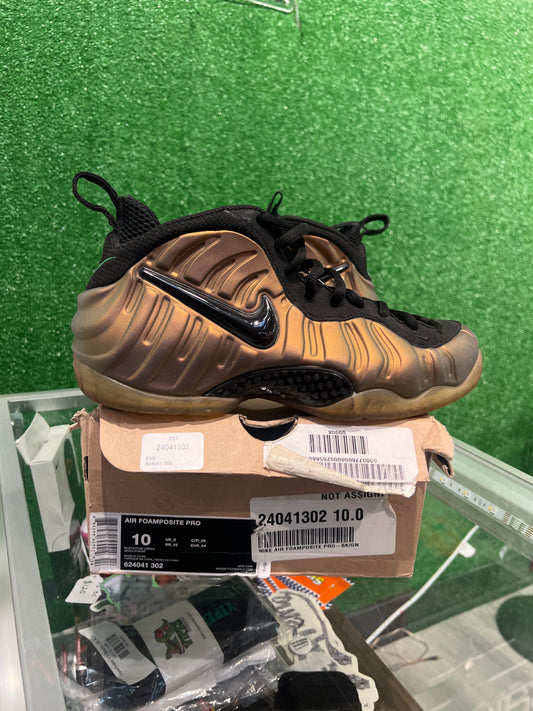 Nike air foamposite gym green (USED)