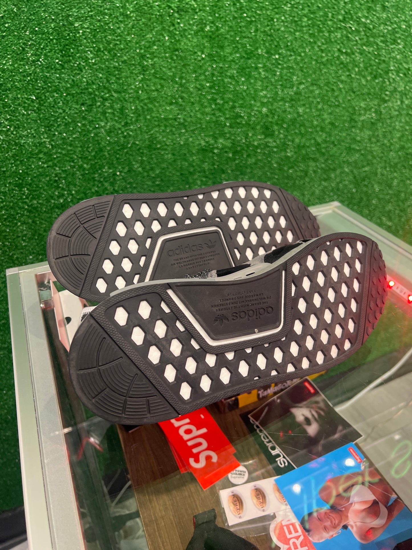 adidas NMD Hu Pharrell Animal Print Ash Grey (USED)