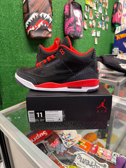 Air Jordan 3 crimson (USED)