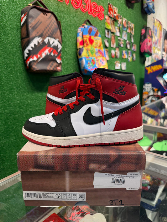 Air Jordan 1 black toe reimagined (USED)