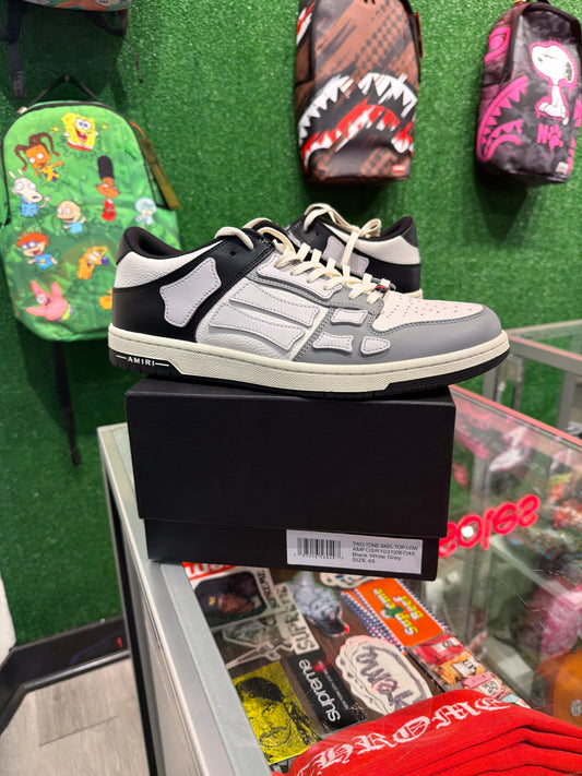 Amiri skell top low black white grey (USED)