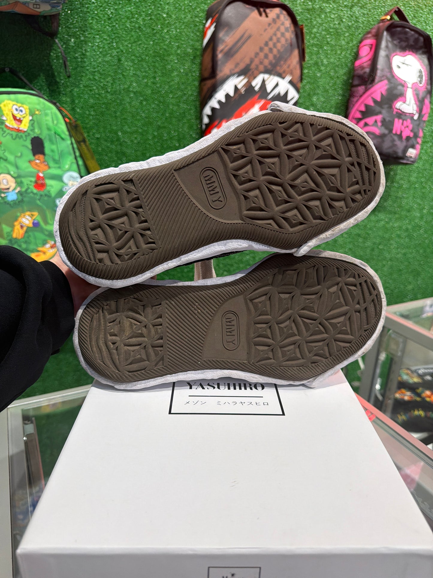 (Maison Mihara Yasuhiro Peterson 23 OG Sole Canvas Low Black White(USED)