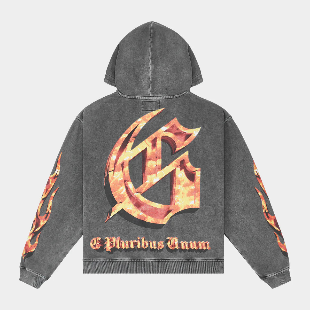 God Speed Echoes of Empires (Grey Wash) Hoodie