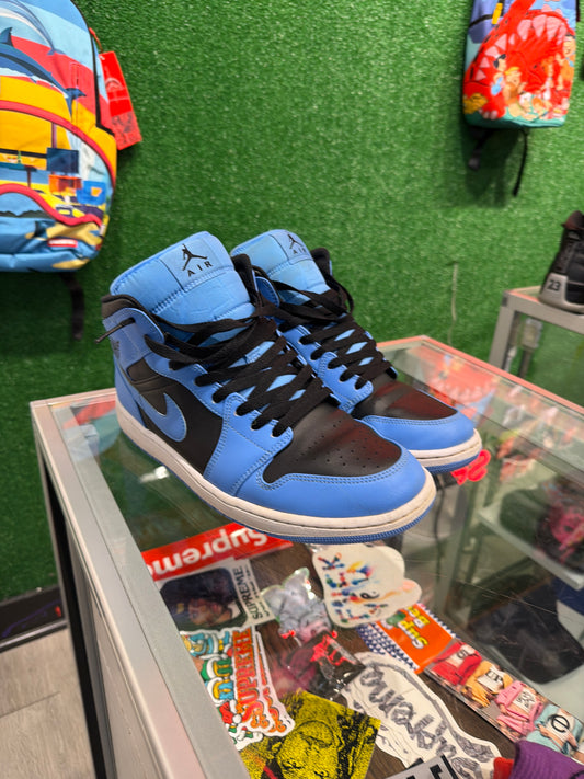 Air Jordan 1 mid university blue (USED)