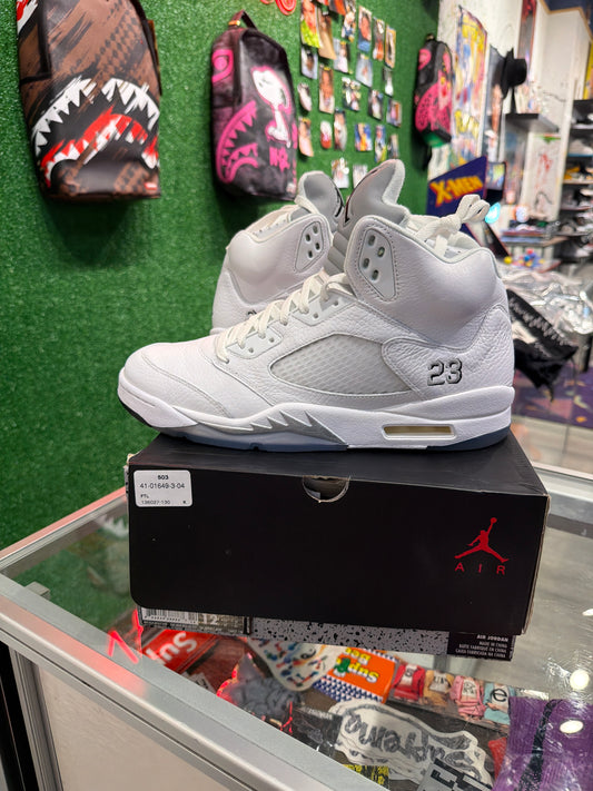 Air Jordan 5 Metallic Silver (USED)