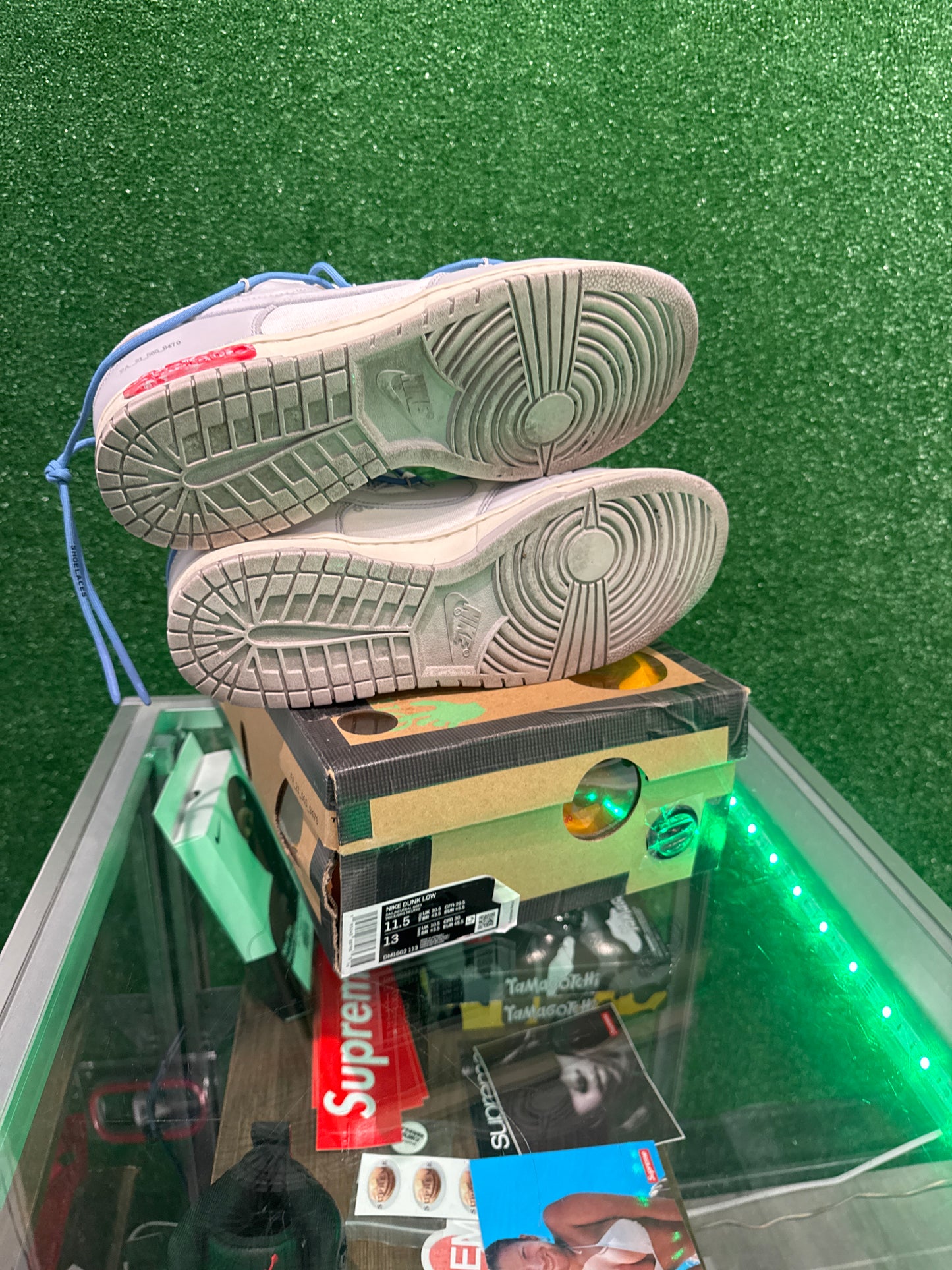Nike dunk low off white lot 5 (USED)