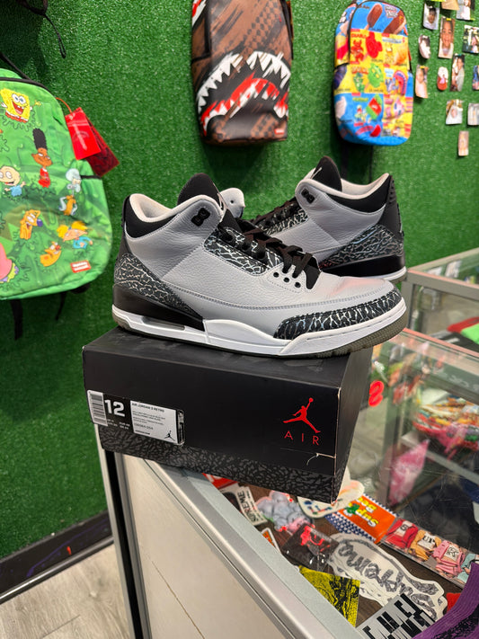 Air Jordan 3 wolf grey (USED)