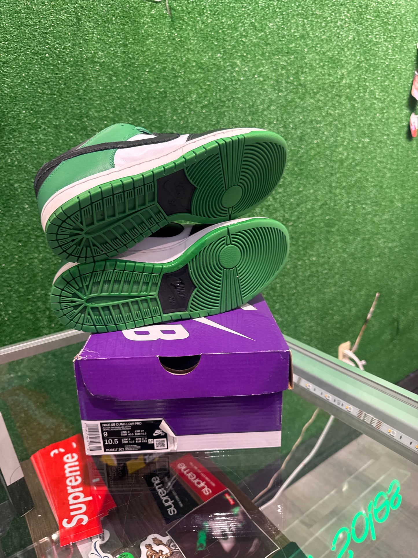 Nike sb dunk low classic green (USED)