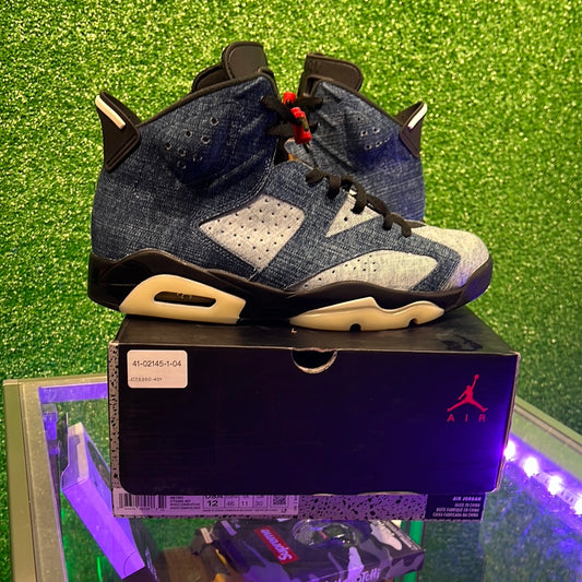 Air Jordan 6 washed denim (USED)