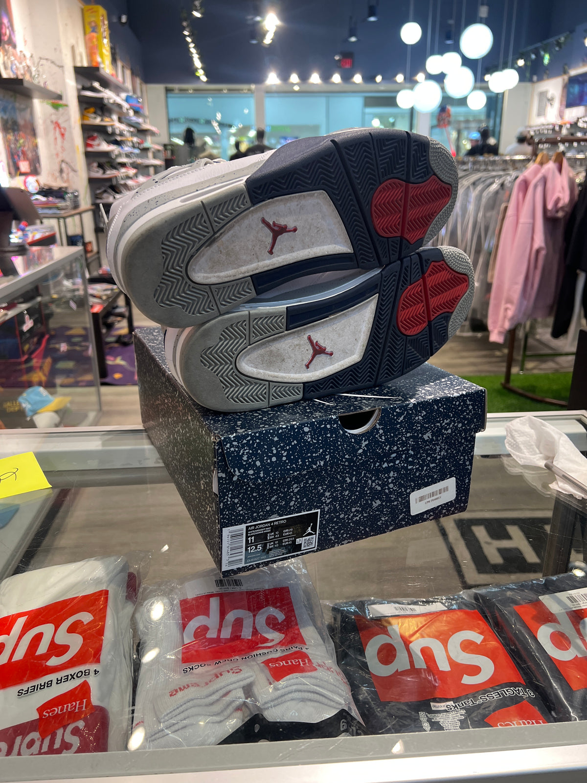 Air Jordan 4 Midnight Navy (USED.)