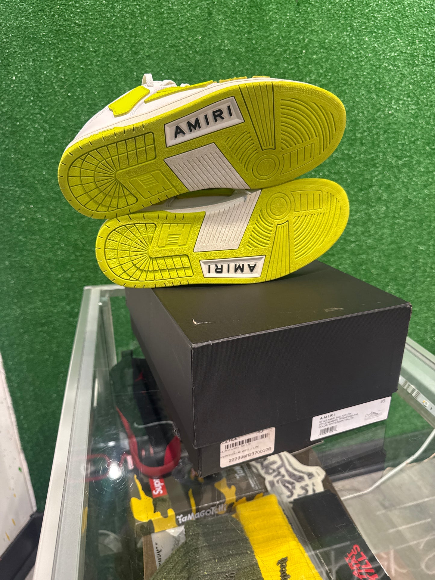 Amiri skel top low lime yellow (Used)