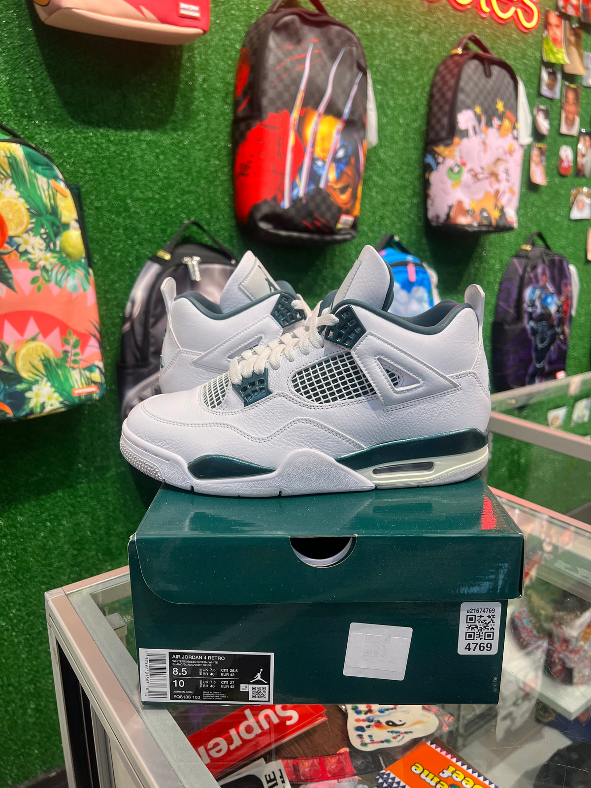 Air Jordan 4 Oxidized Green (USED)