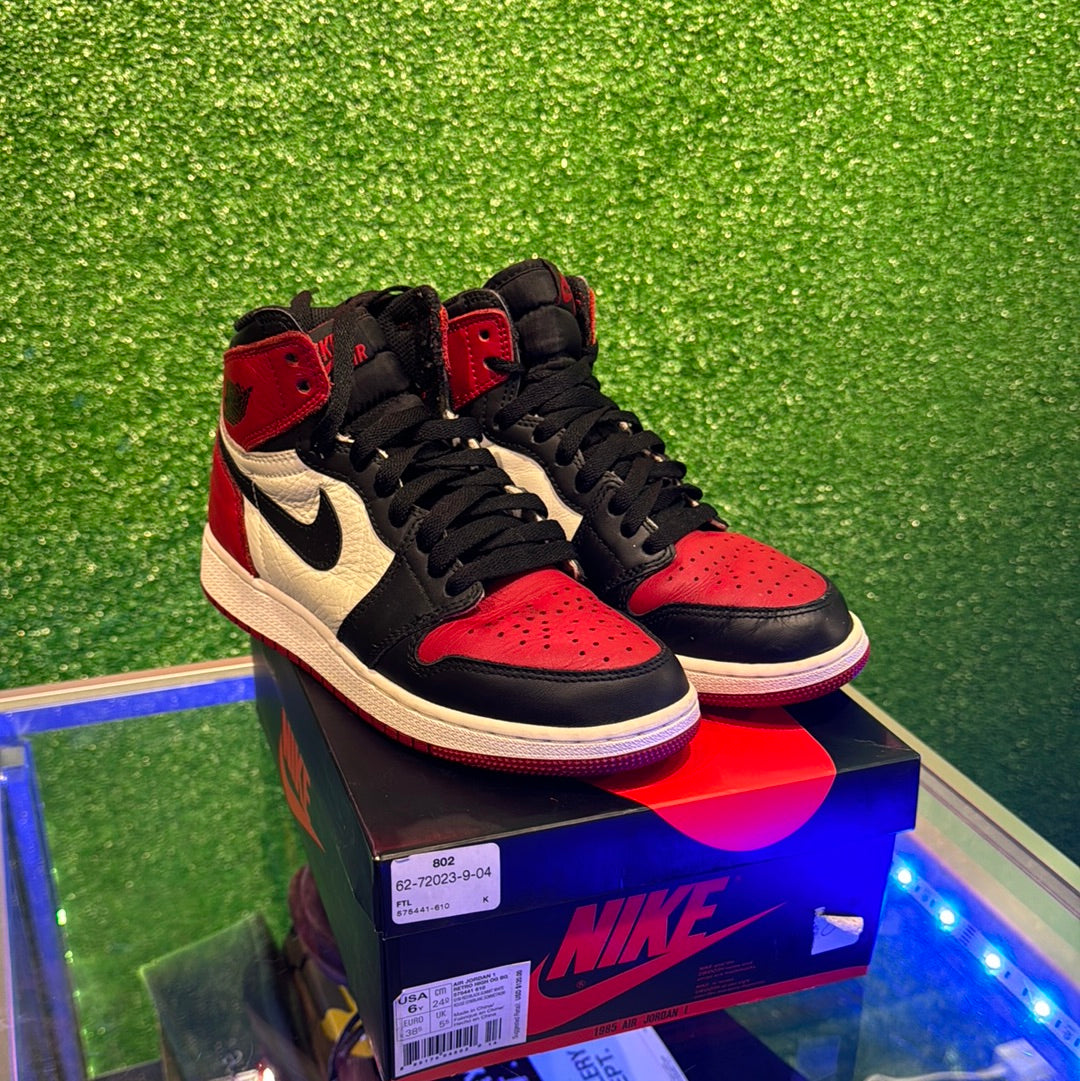 Air Jordan 1 Bred Toe (USED)