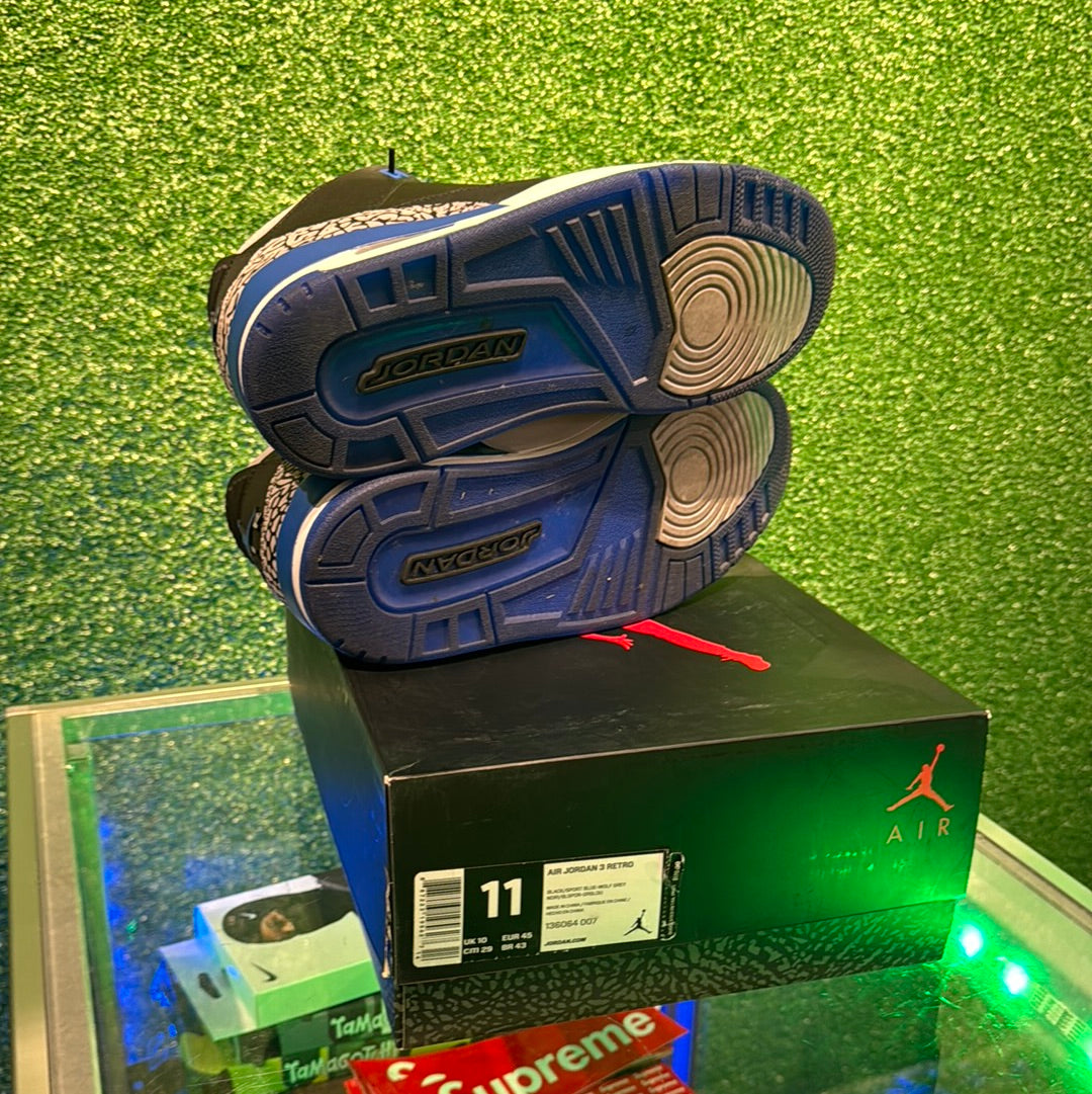 Air Jordan 3 Sport Blue (USED)