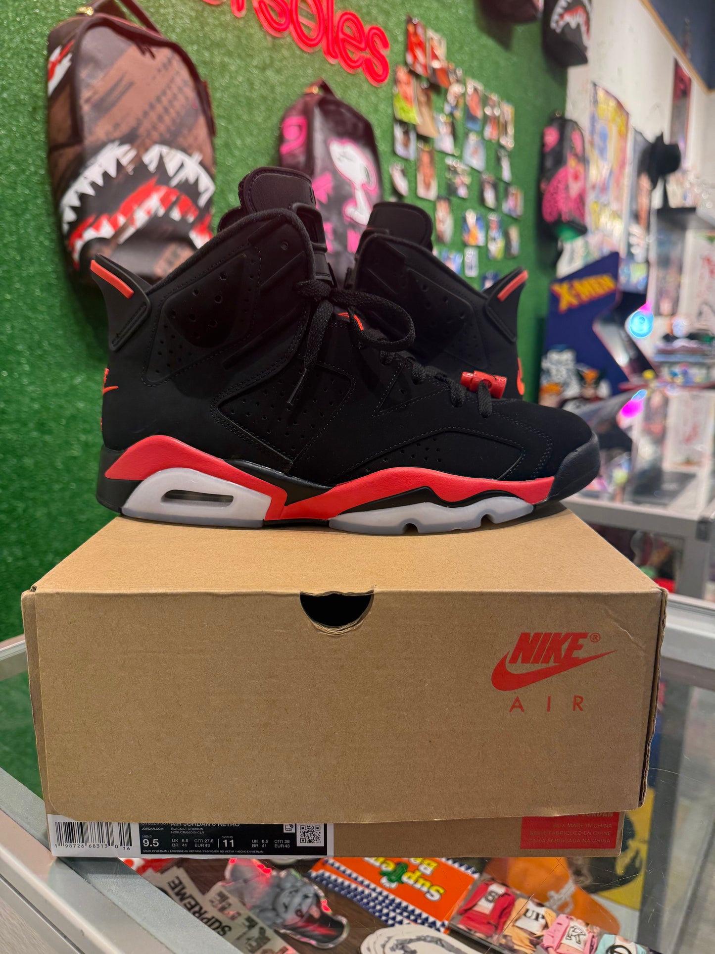Air Jordan 6 Black Infrared Salesman (2026) (USED)