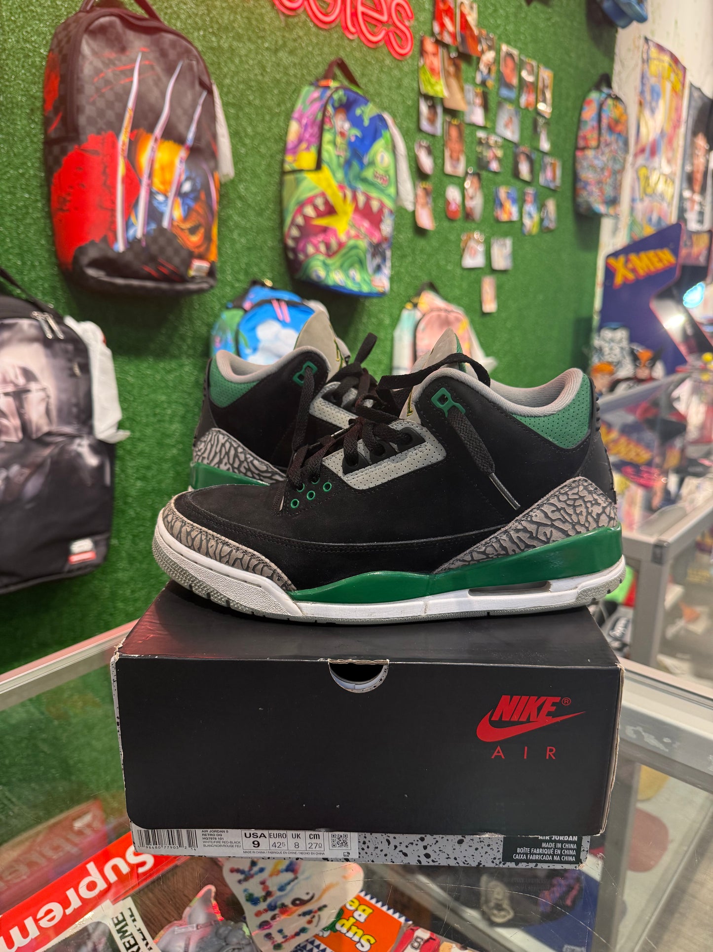Air Jordan 3 Pine Green (USED)