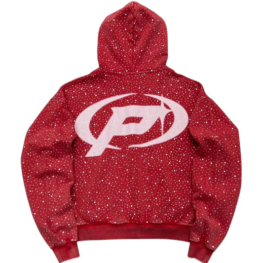 Prestige Diamond Hoodie Red