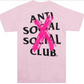 Anti Social Social Club Cancelled Tee 'Pink'